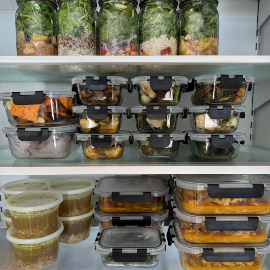 5 Mason Jar salads  - Meal Prep